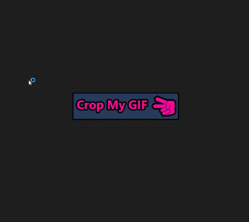 Crop My GIF DEMO